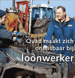 ...quad maakt zich onmisbaar bij loonwerker