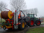 Fendt met pompkar