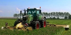 Claas Disco schijvenmaaier in de front-hef